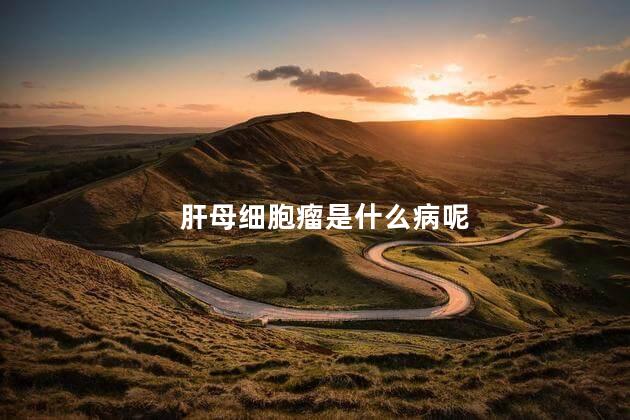 肝母细胞瘤是什么病呢