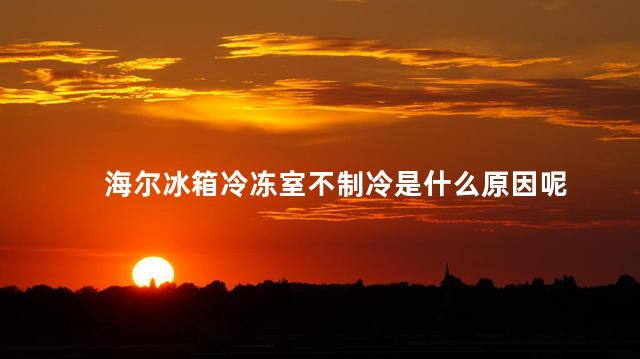 海尔冰箱冷冻室不制冷是什么原因呢