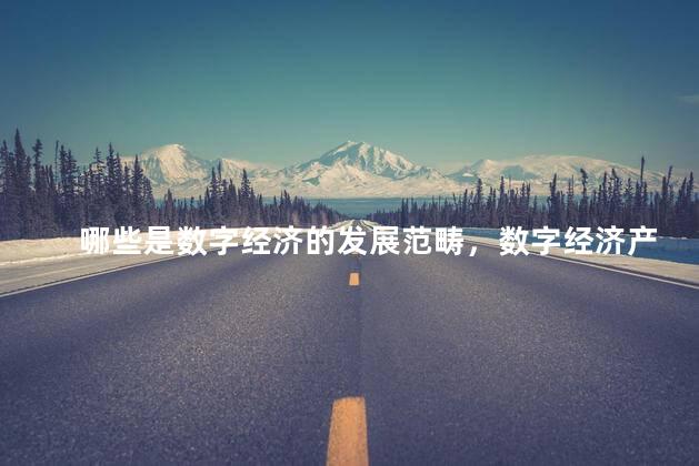 哪些是数字经济的发展范畴，数字经济产业范围包括