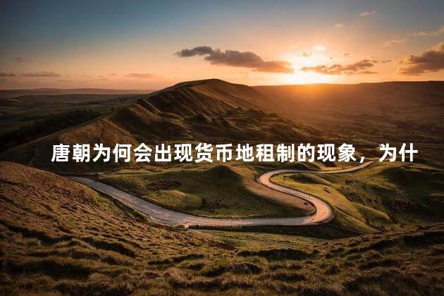 唐朝为何会出现货币地租制的现象，为什么唐朝会出现货币地租制的现象