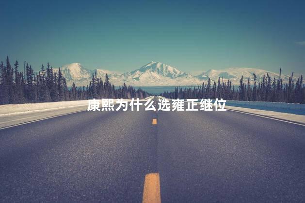 康熙为什么选雍正继位，康熙为什么让位给雍正