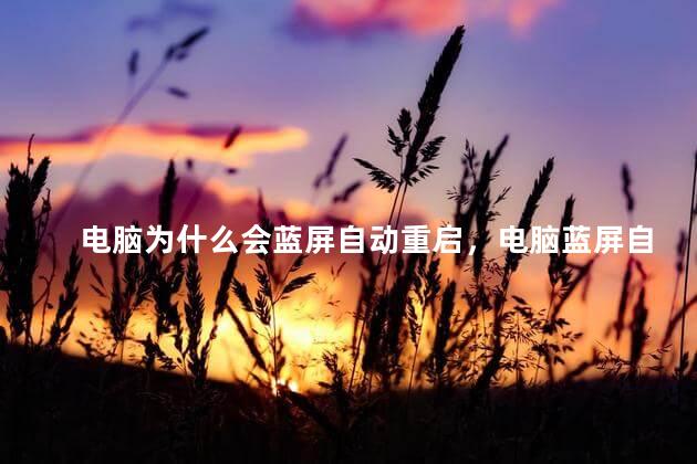 电脑为什么会蓝屏自动重启，电脑蓝屏自动重启怎么回事