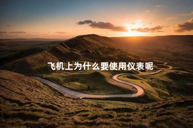 飞机上为什么要使用仪表呢，飞机上常用的发动机仪表有哪些